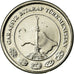 Münze, Turkmanistan, 2 Tenge, 2009, VZ, Nickel plated steel, KM:96