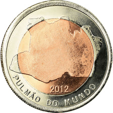 Coin, Brazil, AMAZONIE Capivara, 300 Reis, 2012, AU(55-58), Bi-Metallic
