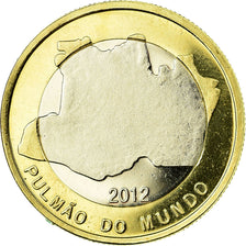 Coin, Brazil, Amazonie  Anaconda, 200 Reis, 2012, AU(55-58), Bi-Metallic