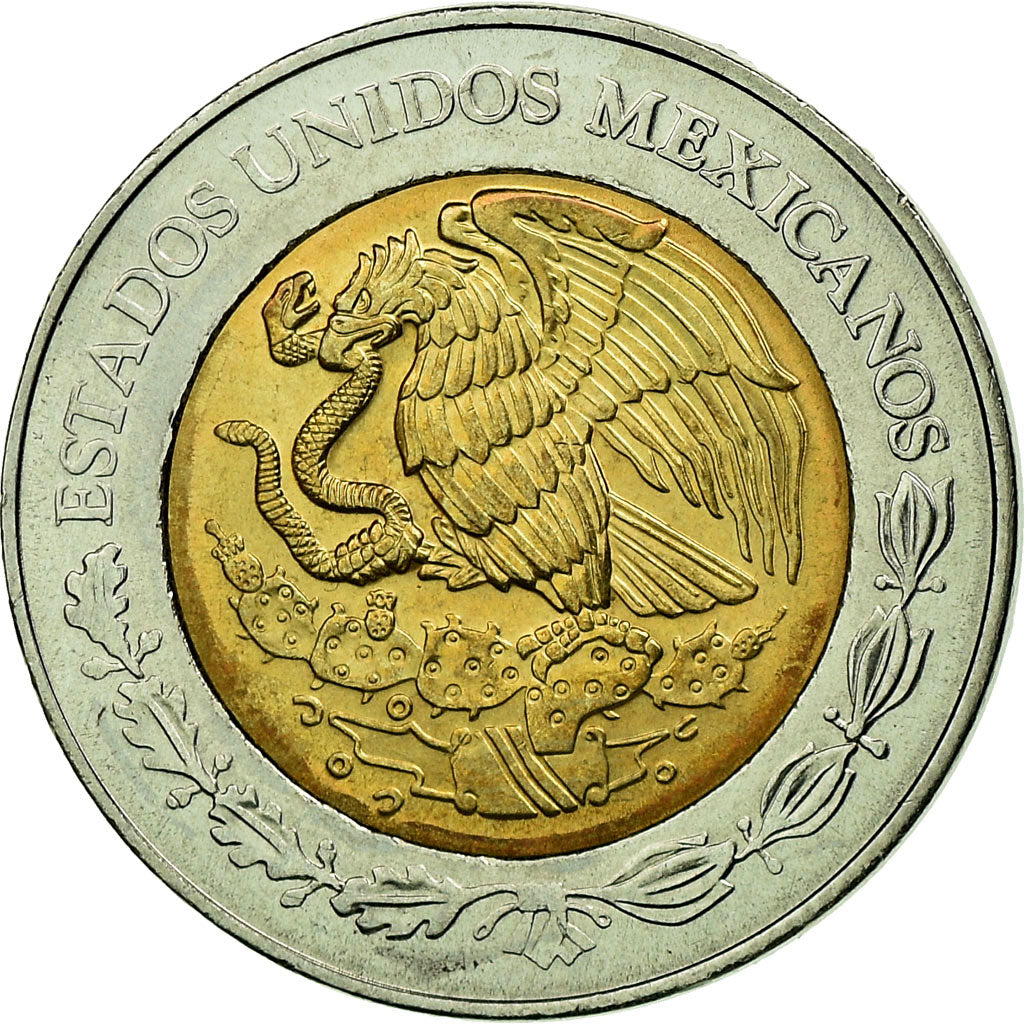 Moneta, Messico, 2 Pesos, 2008, Mexico City, SPL-, Bi-metallico, KM:604