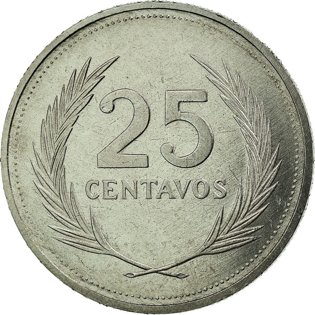 Monnaie, El Salvador, 25 Centavos, 1988, British Royal Mint, SUP, Stainless