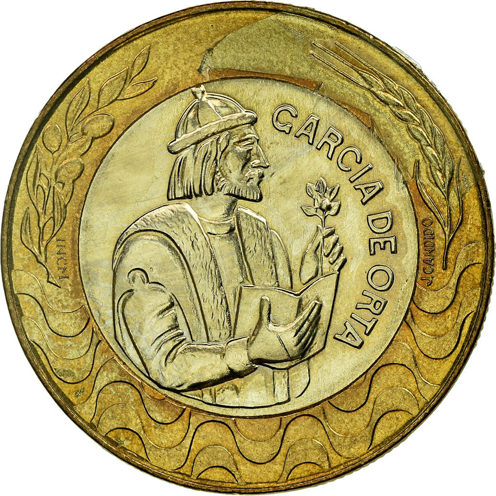 Coin, Portugal, 200 Escudos, 2000, MS(63), Bi-Metallic, KM:655