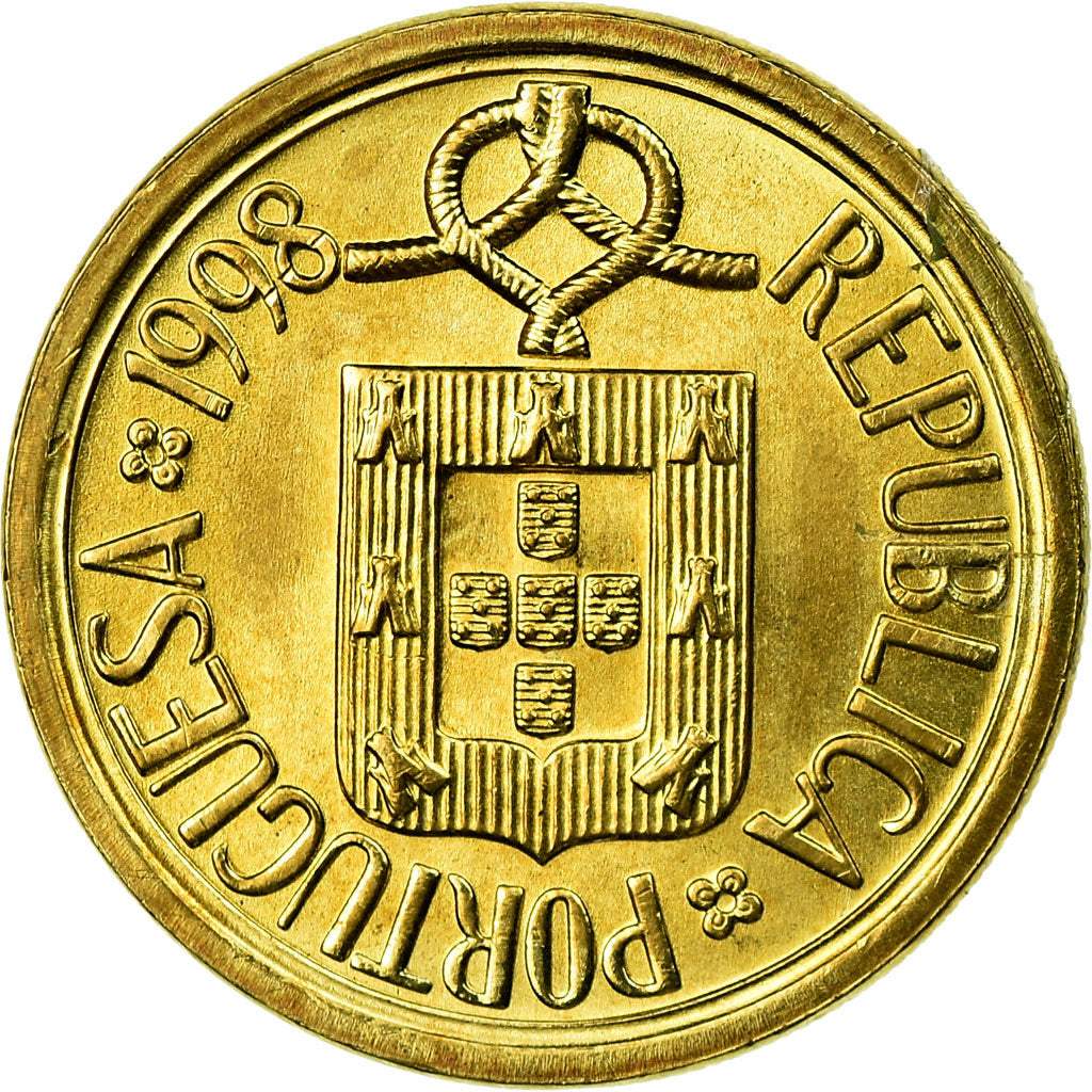 Münze, Portugal, 10 Escudos, 1989, SS, Nickel-brass, KM:633