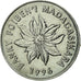Coin, Madagascar, 5 Francs, Ariary, 1996, Paris, AU(55-58), Stainless Steel