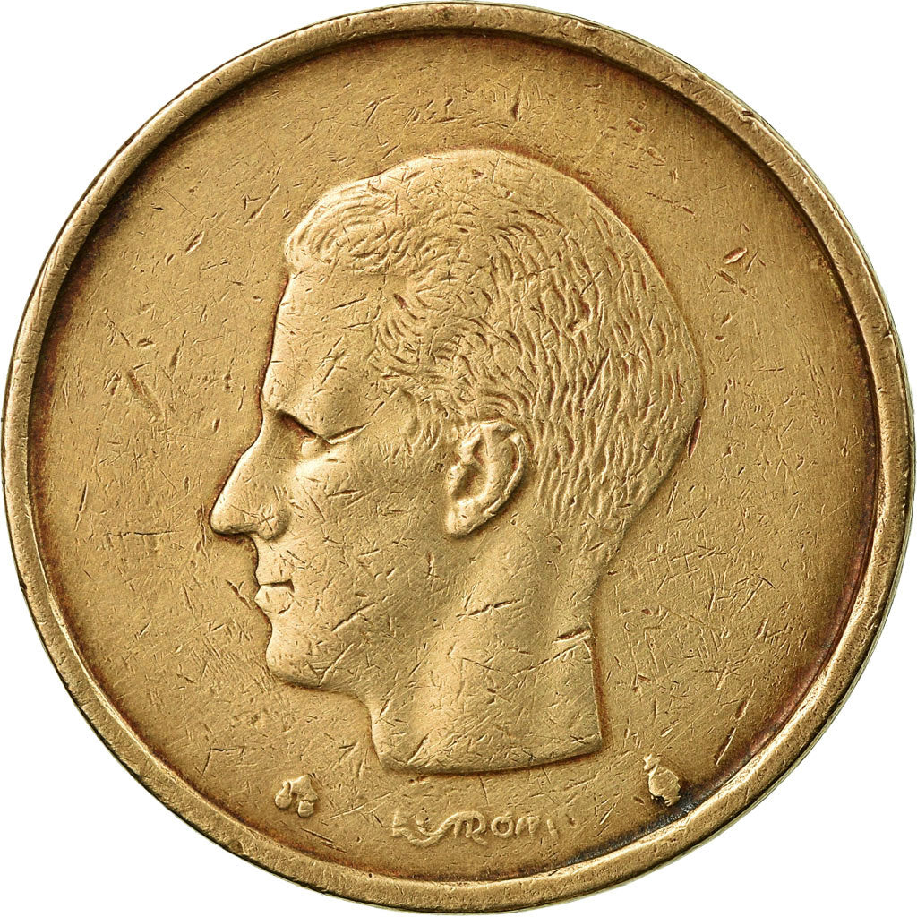 Moeda, Bélgica, 20 Francs, 20 Frank, 1992, EF(40-45), Níquel-Bronze, KM:159