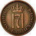 Coin, Norway, Haakon VII, 2 Öre, 1912, EF(40-45), Bronze, KM:371