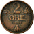 Moneda, Noruega, Haakon VII, 2 Öre, 1912, MBC, Bronce, KM:371