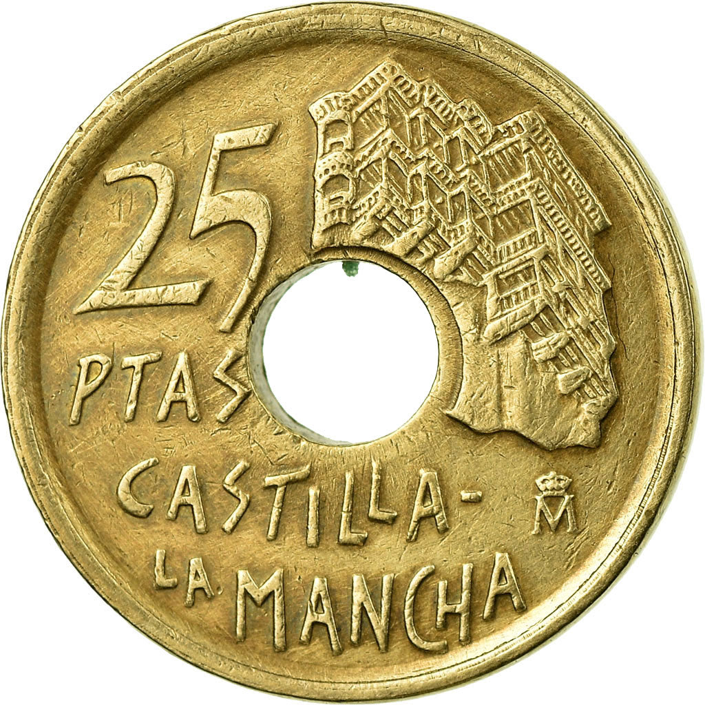 Coin, Spain, Juan Carlos I, Don Quixote, 25 Pesetas, 1996, Madrid, EF(40-45)