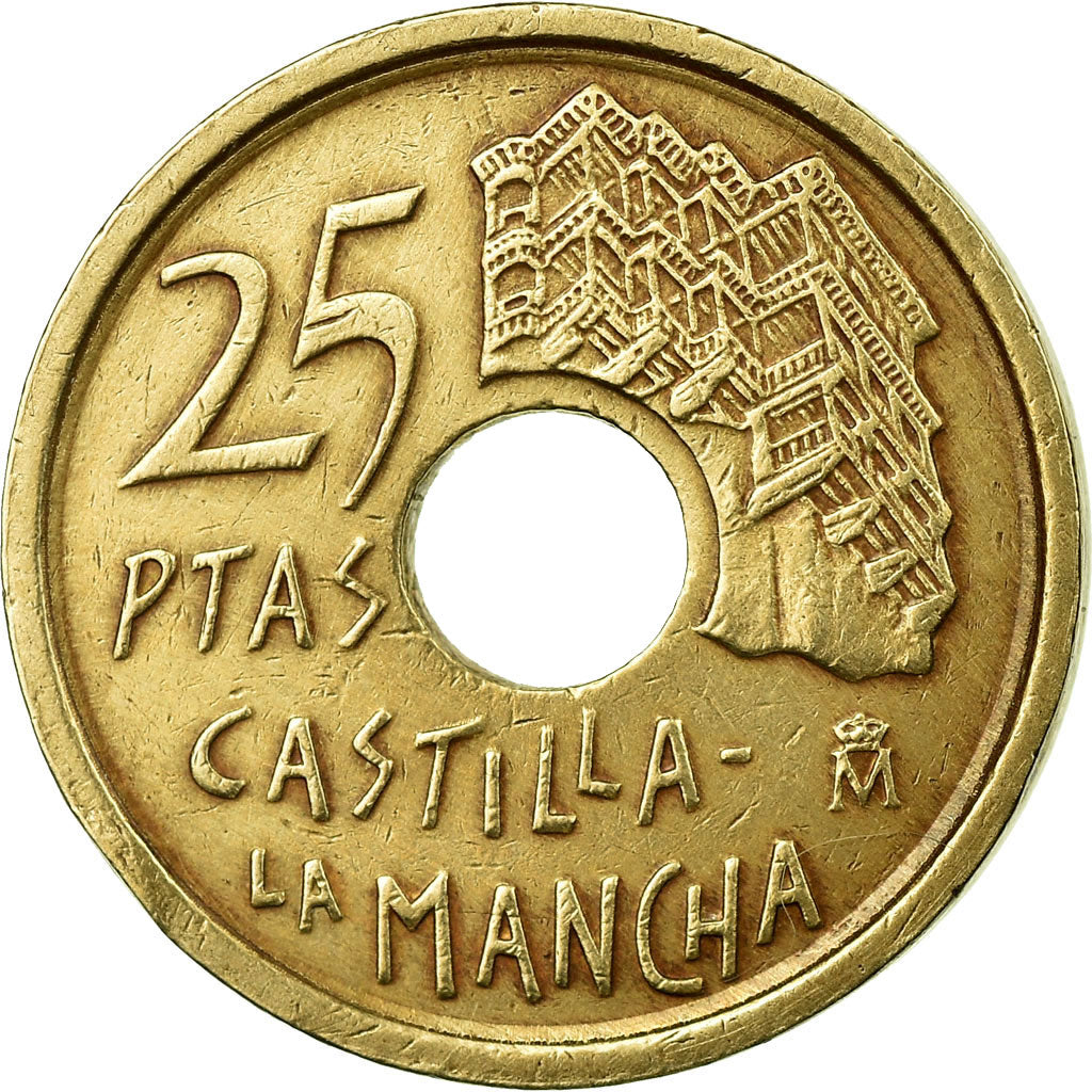 Coin, Spain, Juan Carlos I, Don Quixote, 25 Pesetas, 1996, Madrid, EF(40-45)