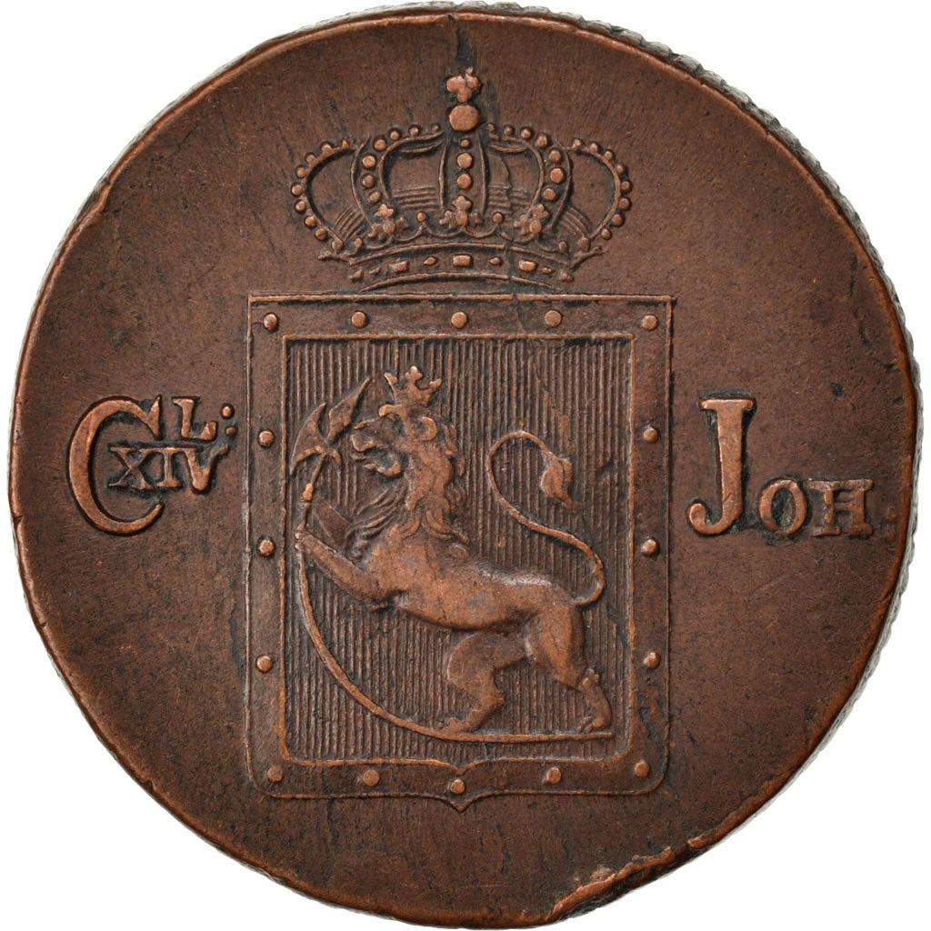 NORWAY, 2 Skilling, 1832, KM #295, EF(40-45), Copper, 18.60