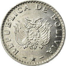 Moneda, Bolivia, 5 Centavos, 1987, EBC, Acero inoxidable, KM:201