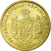 Coin, Serbia, 2 Dinara, 2010, EF(40-45), Copper Plated Steel, KM:49