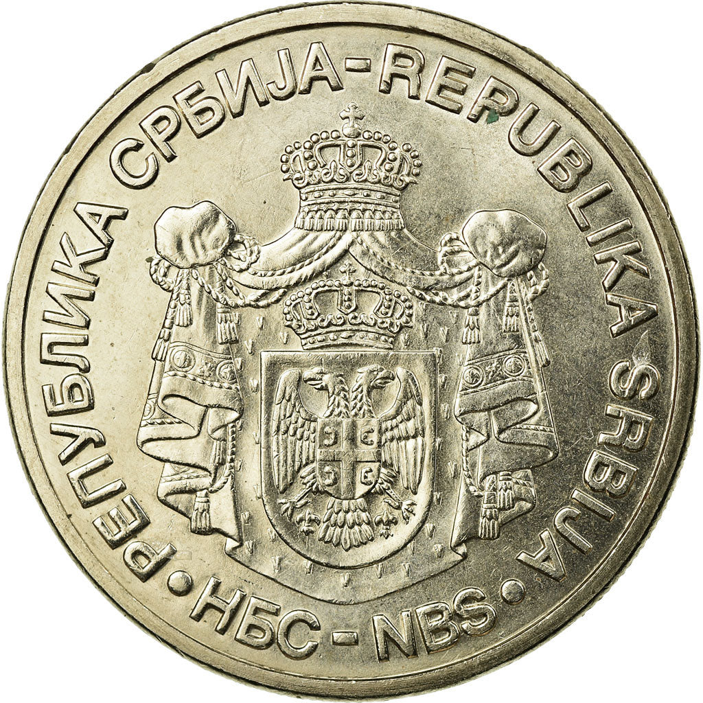 Monnaie, Serbie, 20 Dinara, 2010, TTB, Copper-Nickel-Zinc, KM:61