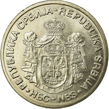 Monnaie, Serbie, 20 Dinara, 2010, TTB, Copper-Nickel-Zinc, KM:61