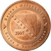Moneda, Bosnia - Herzegovina, 50 Feninga, 2007, British Royal Mint, MBC, Cobre