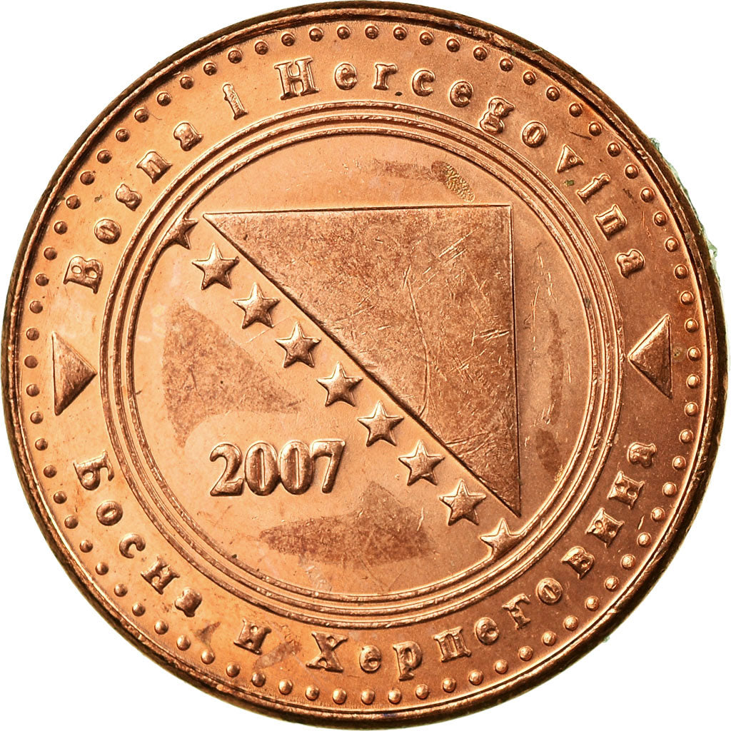 Monnaie, Bosnia - Herzegovina, 10 Feninga, 2007, British Royal Mint, TTB, Copper