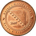 Monnaie, Bosnia - Herzegovina, 10 Feninga, 2007, British Royal Mint, TTB, Copper