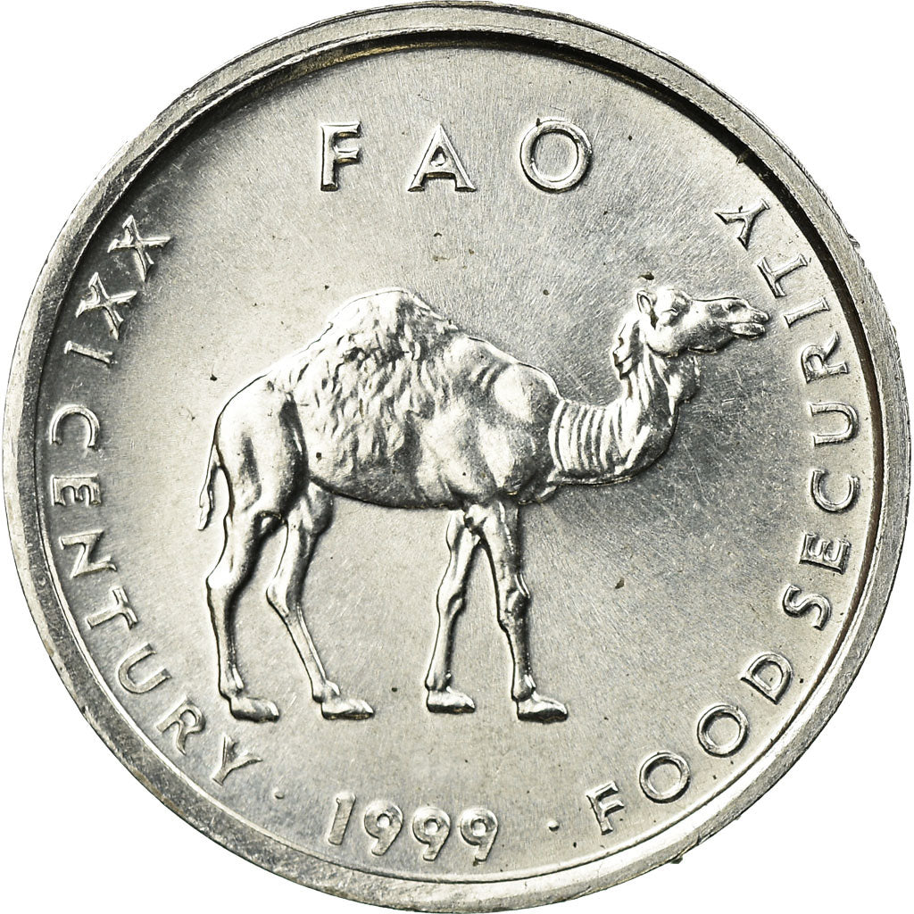 Monnaie, Somalie, 10 Shillings / Scellini, 1999, SUP, Aluminium, KM:46
