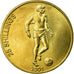 Coin, Somalia, Soccer, 25 Shillings / Scellini, 2001, EF(40-45), Brass, KM:103