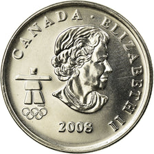 Monnaie, Canada, Elizabeth II, 25 Cents, 2008, Royal Canadian Mint, SPL, Nickel