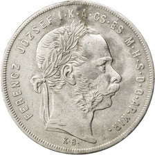HUNGARY, Forint, 1870, Kremnitz, KM #453.1, AU(50-53), Silver, 12.25