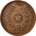 PARAGUAY, 2 Centesimos, 1870, KM #3, AU(55-58), Copper, 10.23