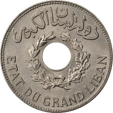 LEBANON, Piastre, 1925, Paris, KM #3, MS(65-70), Copper-Nickel, 24, 4.86