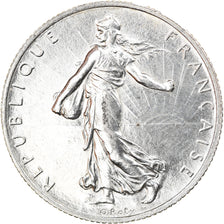 Coin, France, Semeuse, 2 Francs, 1919, Paris, AU(55-58), Silver, KM:845.1