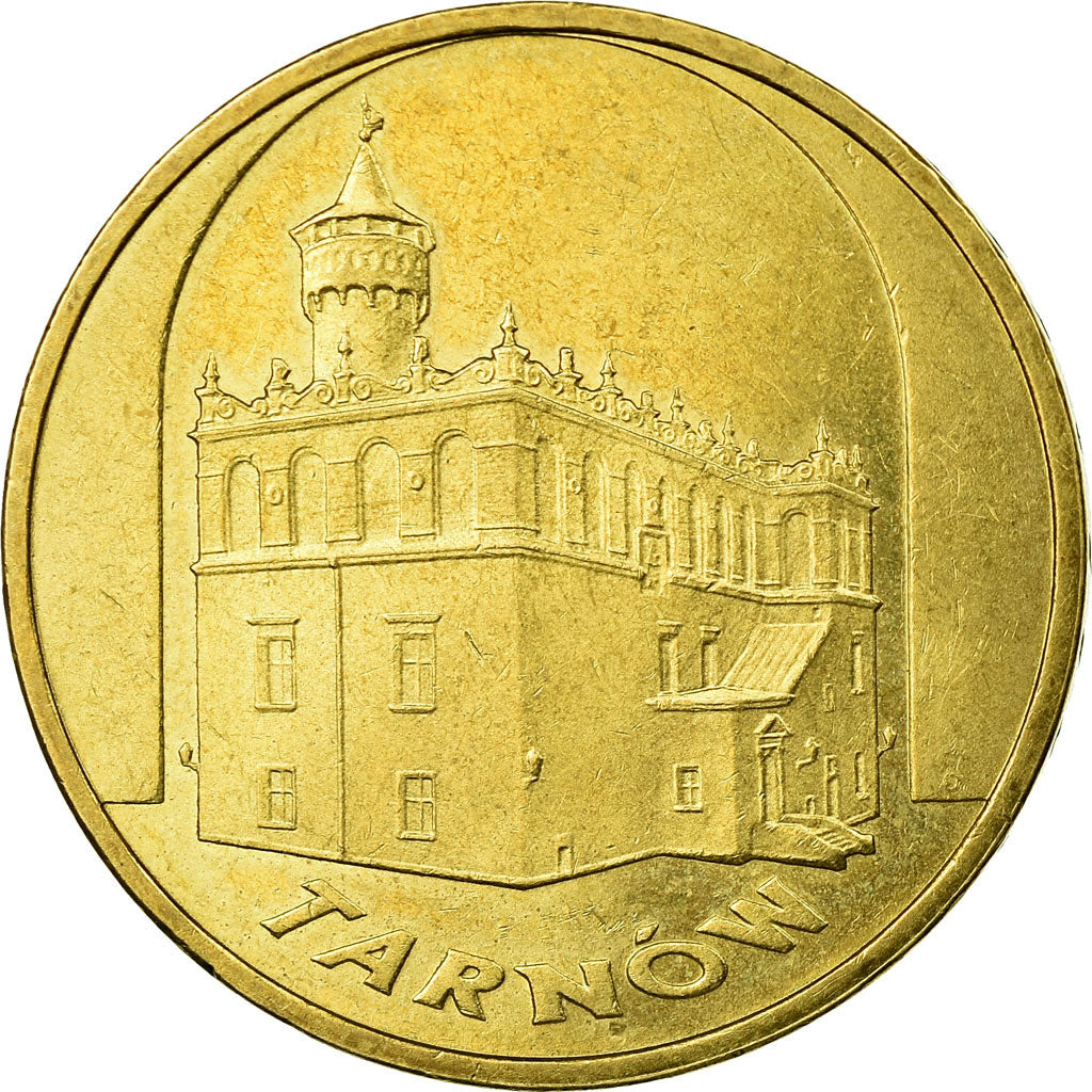 Coin, Poland, TARNOW, 2 Zlote, 2007, Warsaw, EF(40-45), Brass, KM:625