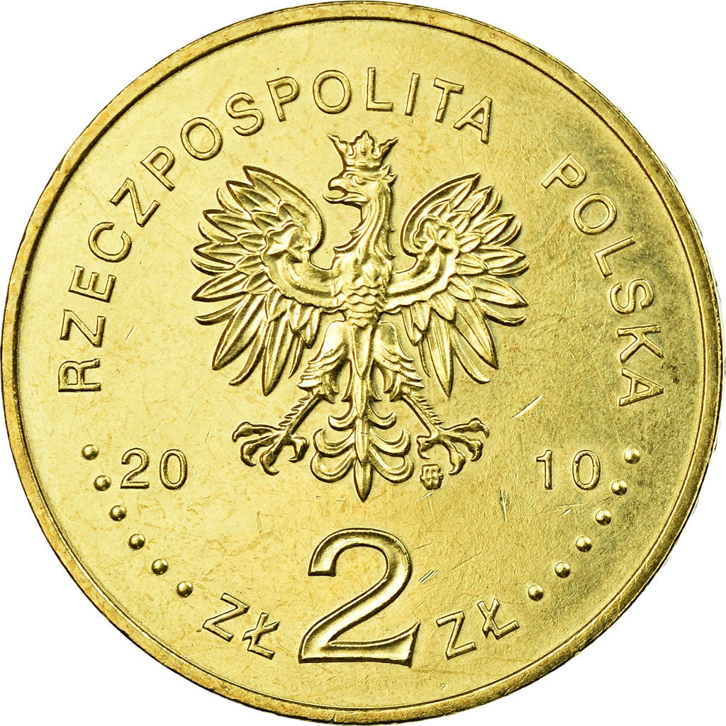 Moneta, Polonia, Battles of Grunwald and Kluszyn, 2 Zlote, 2010, Warsaw, BB