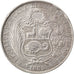 PERU, Sol, 1869, Lima, KM #196.3, AU(50-53), Silver, 24.65