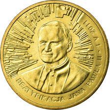 Munten, Polen, Beatification of Pope John Paul II, 2 Zlote, 2011, Warsaw, ZF