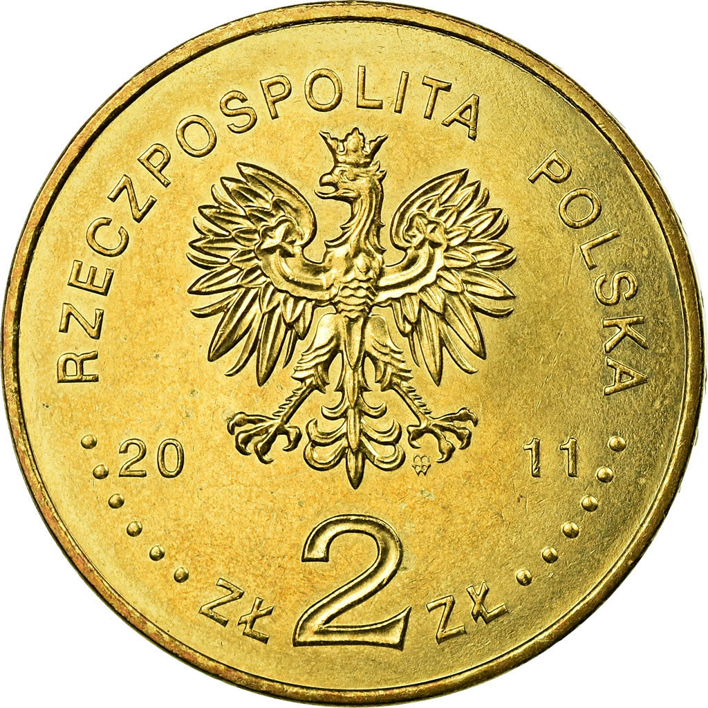 Munten, Polen, Beatification of Pope John Paul II, 2 Zlote, 2011, Warsaw, ZF