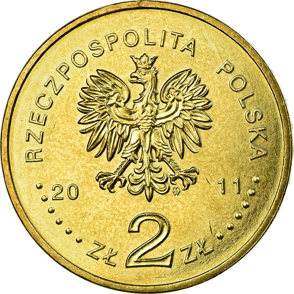 Monnaie, Pologne, History of the Polish Cavalry - Uhlan, 2 Zlote, 2011, Warsaw