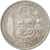 PERU, Sol, 1870, Lima, KM #196.3, MS(60-62), Silver, 24.91