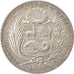 PERU, Sol, 1880, Santiago, KM #196.5, AU(50-53), Silver, 24.90