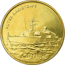 Coin, Poland, Gdynia, 2 Zlotych, 2013, Warsaw, EF(40-45), Brass, KM:848