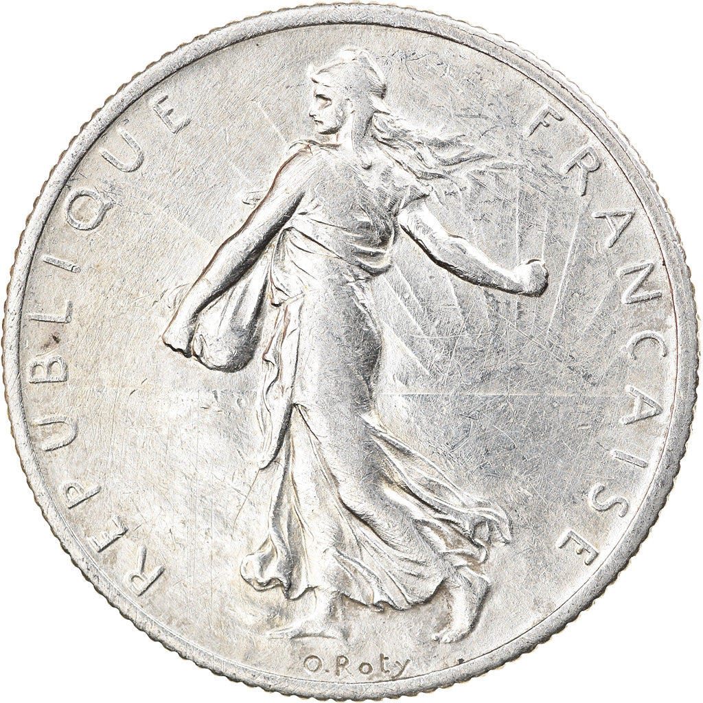 Coin, France, Semeuse, 2 Francs, 1913, Paris, EF(40-45), Silver, KM:845.1