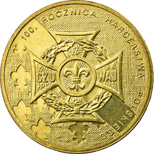 Coin, Poland, Polish Scouting Centennial, 2 Zlote, 2010, Warsaw, EF(40-45)
