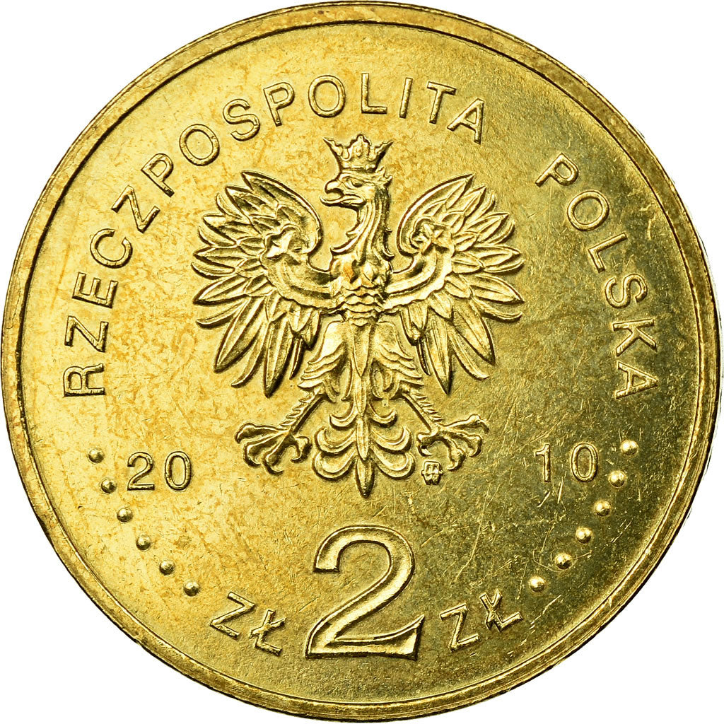 Coin, Poland, Polish Scouting Centennial, 2 Zlote, 2010, Warsaw, EF(40-45)
