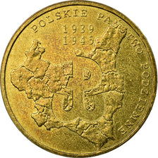 Coin, Poland, Polish Underground, 2 Zlote, 2009, Warsaw, EF(40-45), Brass