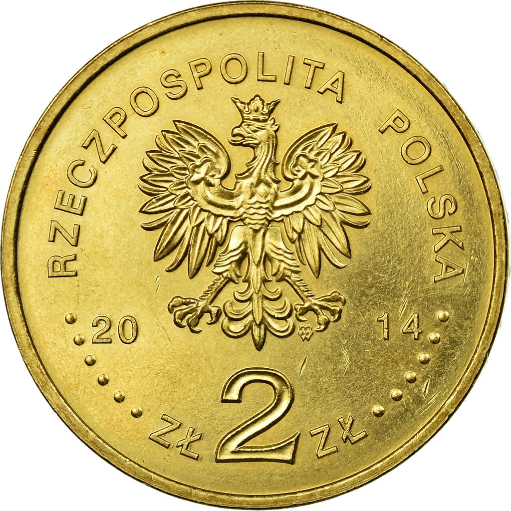 Coin, Poland, canonization  of jhon paul 2, 2 Zlote, 2014, EF(40-45)