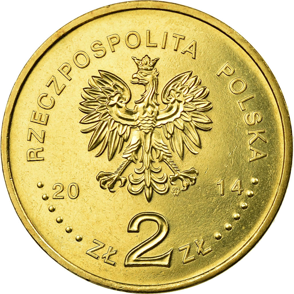 Monnaie, Pologne, Jan Karski 100th Anniversary of birth, 2 Zlote, 2014, TTB+