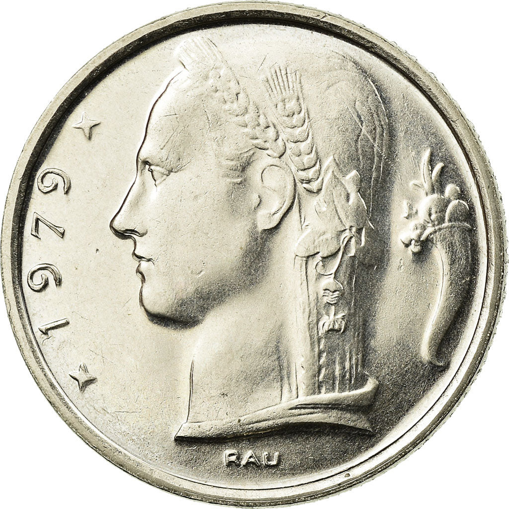 Coin, Belgium, 5 Francs, 5 Frank, 1979, AU(55-58), Copper-nickel, KM:135.1