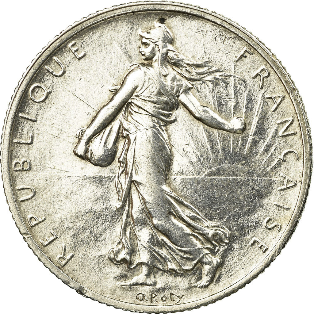 Münze, Frankreich, Semeuse, 2 Francs, 1915, Paris, SS, Silber, KM:845.1