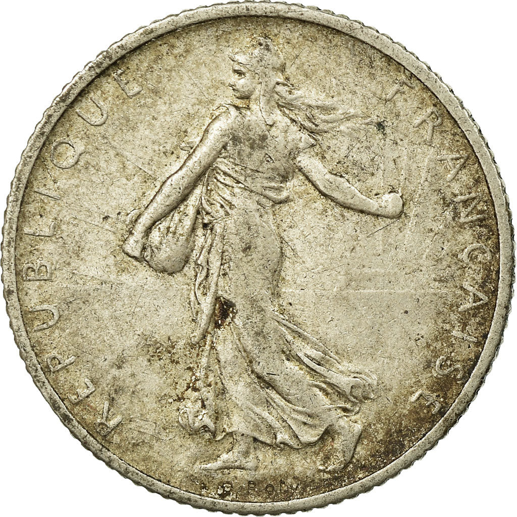 Monnaie, France, Semeuse, Franc, 1910, Paris, TB, Argent, Gadoury:467, KM:844.1