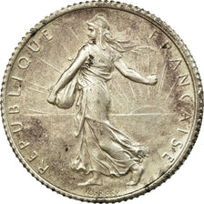 Coin, France, Semeuse, Franc, 1919, Paris, EF(40-45), Silver, KM:844.1