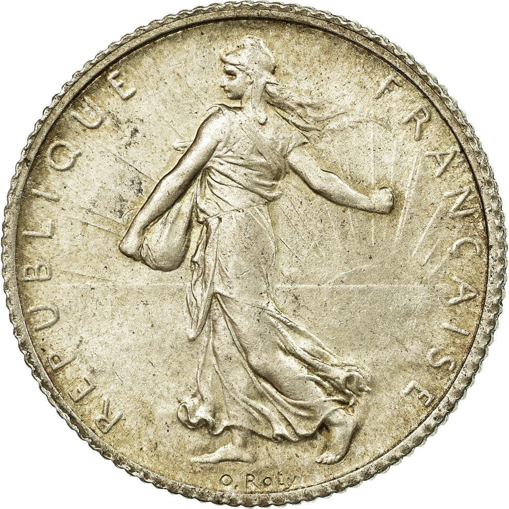 Monnaie, France, Semeuse, Franc, 1920, Paris, TTB, Argent, Gadoury:467, KM:844.1