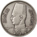 Coin, Egypt, Farouk, 10 Piastres, 1937, EF(40-45), Silver, KM:367