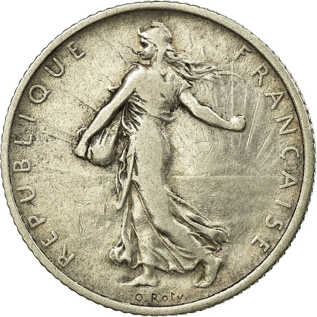 Coin, France, Semeuse, Franc, 1904, Paris, VF(30-35), Silver, KM:844.1